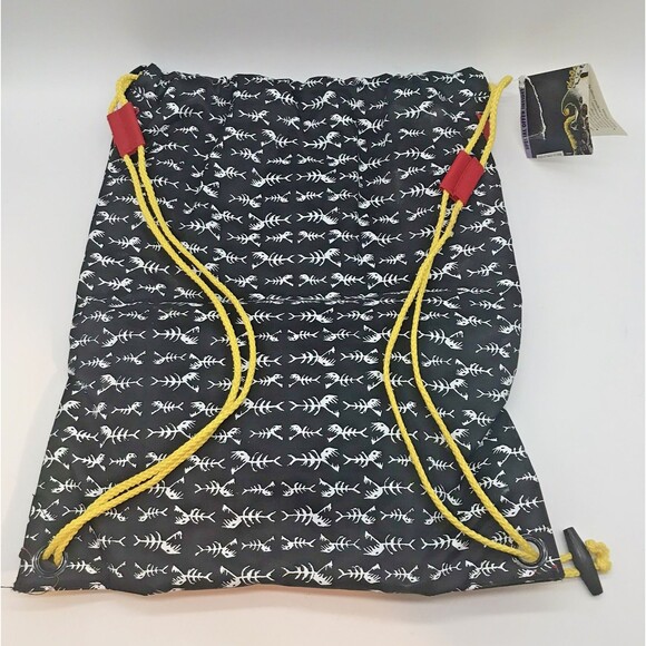 NEW Disney Nightmare Before Christmas Jack Pull String Bag Zip Pocket Backpack - Picture 5 of 9